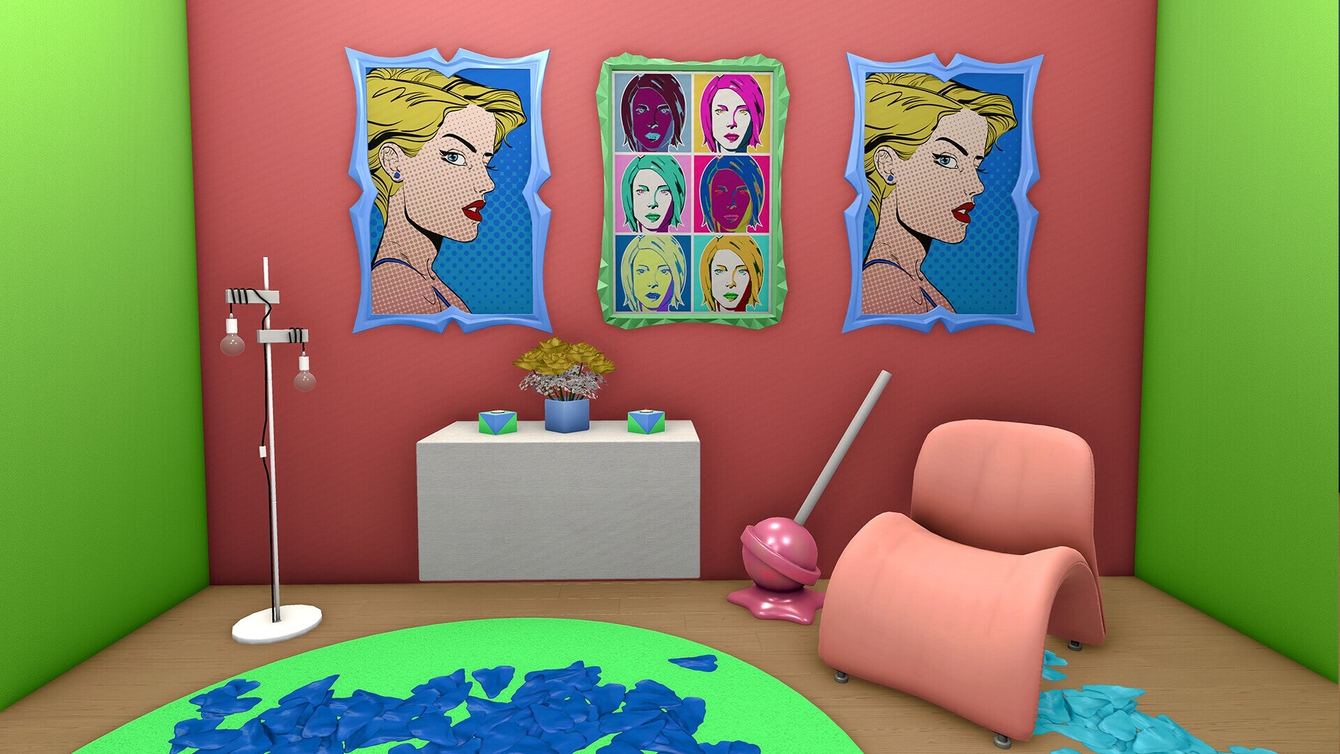 House Flipper - Pop Art Furniture Pack (PC) - Steam Key - GLOBAL
