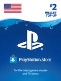 PlayStation Network Gift Card 2 USD - PSN Key - UNITED STATES
