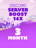 Discord Server Boost x14 - 1 Month - Official Website Key - GLOBAL