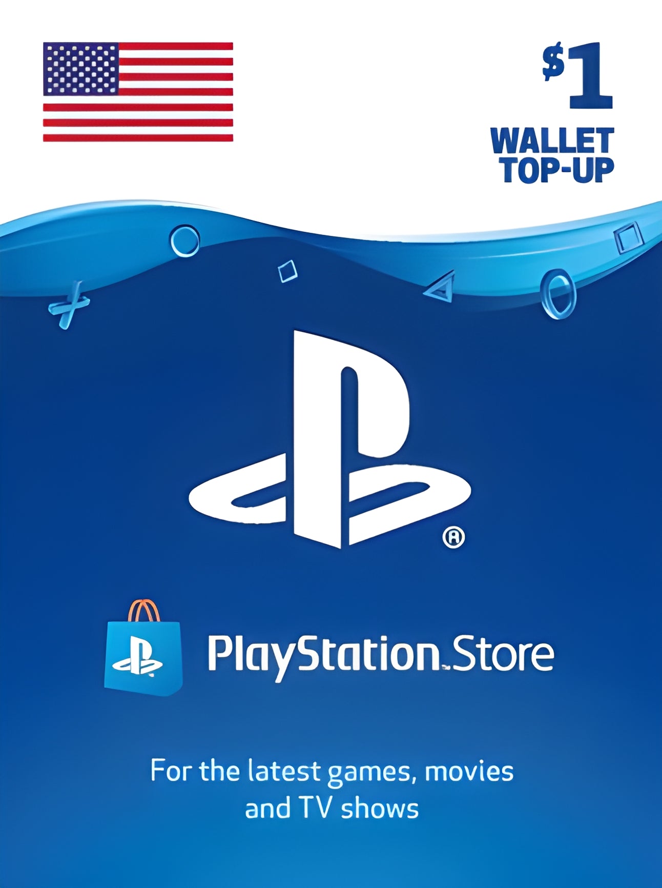 PlayStation Network Gift Card 1 USD - PSN Key - UNITED STATES