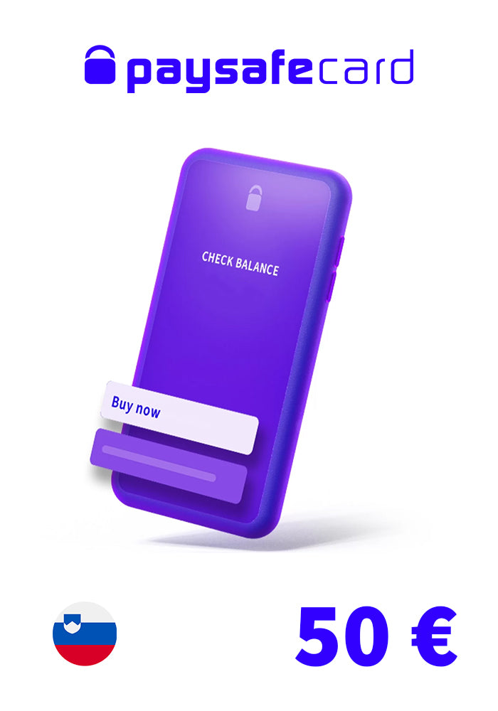 paysafecard 50 EUR Voucher Slovenia (SI)
