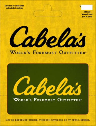 Cabelas Gift Card 50 CAD  - CANADA