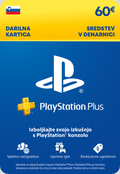 Sony PlayStation Store in Plus Branded 60 EUR (SI) PSN Key SLOVENIA